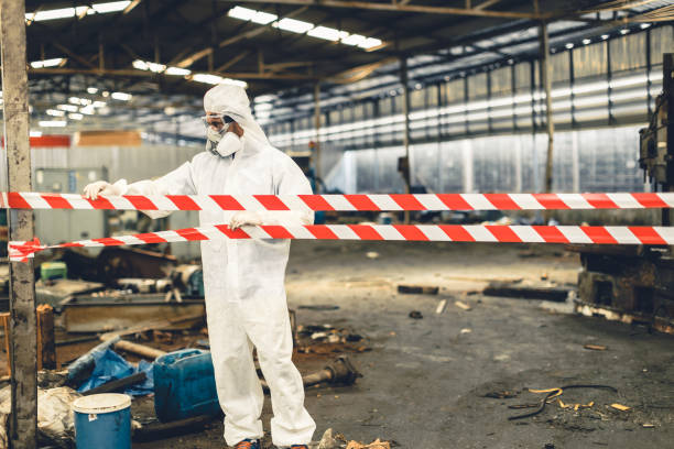 Professional Infectious Disease Decontamination technician working in Eldorado, TX